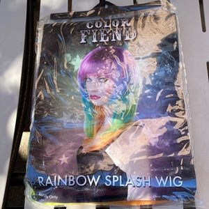 Rainbow wig